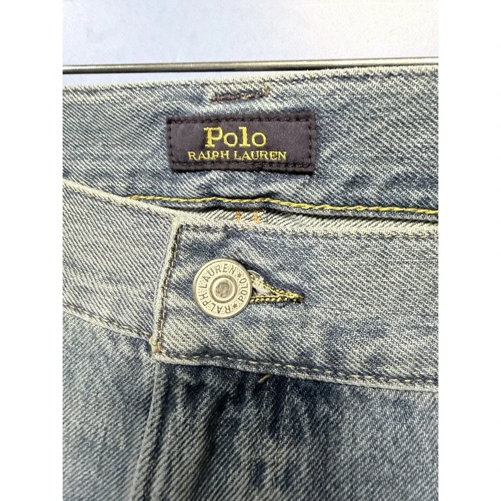 Polo Ralph Lauren Hampton Relaxed Straight Blue Jeans 40x30